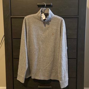 Men's BRAND NEW with tags Gray Ralph Lauren Polo Sweater